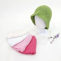 엘리 아기 벙거지모자 유아보넷 신생아모자