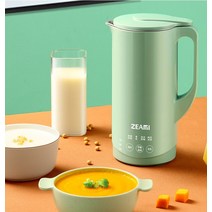 가정용 무소음 예약 독일 소형 두유기 두유제조기 2인, 그린 350ML