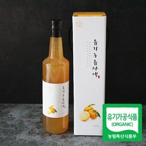 유기농 유자로 만든 자연숙성 수제 유자액 750ml 산지직송, 유기농 유자액 750ml