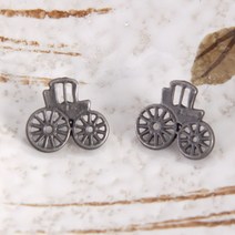 [아재리노] DW-마차 뱃지 배지 넥타이핀 브로치 패치 와펜 행거치프