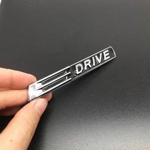 자동차 메탈스티커자동차 스타일링 금속 X 드라이브 E S 로고 사이드 펜더 후면 트렁크 스티커 BMW F10, 06 6