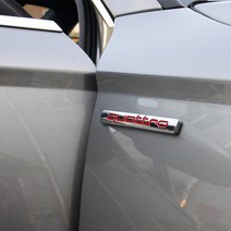 아우디 콰트로 포인트 엠블럼 A3 A4 A5 A6 A7 A8, 02. SILVER (BLACK), A TYPE (콰트로 엠블럼)