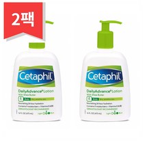 Cetaphil 세타필 로션 쉐어버터 건성피부용 473ml 2개 Daily Advance Ultra Hydrating Lotion Shea Butter