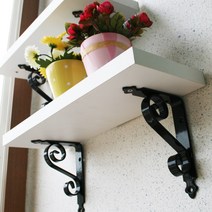 벽 원목 선반 받침대 브라켓 까치발 1SET, 09.원목선반-400X240