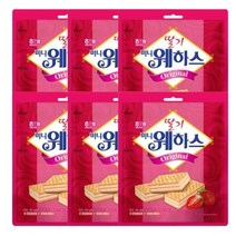 해태 딸기 미니 웨하스 150g X 6개