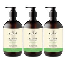 수킨(Sukin) 수킨 클렌징 핸드워시 라임 & 코코넛 500ml X 3개, 1세트, 1500ml