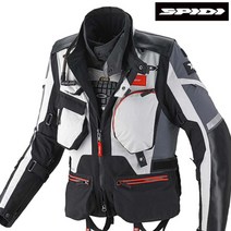 [스피디 SPIDI] D137 H.T. RAID H2OUT JACKET H.T. 레이드 H2OUT 자켓, BLACK/GREY(010)