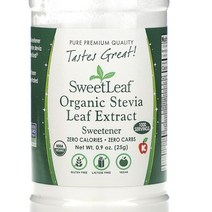 SweetLeaf 스테비아 잎 추출물 감미료 25g, 250.9정, 1개