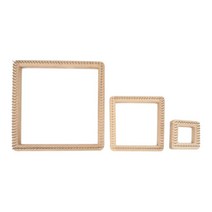 베짜기 베틀 직조 위빙 틀 직조기 손뜨개 위빙 옷감 뜨게 키트 사각형 뜨개질 공예품 diy 보드 나무 액세서리 못 도구 가방 장난감 스카프 초보자를위한 다기능, 10x10cm, 01 10x10cm, 1개