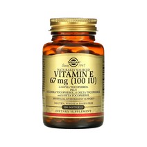 솔가 천연 원료 비타민E 67mg (100 IU) 100정
