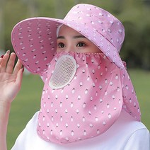 옴니 자외선차단 햇빛가리개 여름 여성 밀짚 농사 밭일 모자 썬캡 CASSH