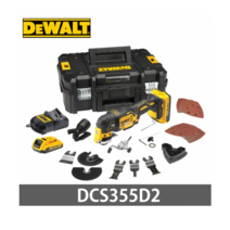 디월트 충전 멀티커터18v 2.0Ah DCS355D2, 2배터리 세트, 1개