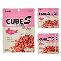 에이치디씨 맘스큐브 에스 강아지 간식 60g, 청정연어, 20개입