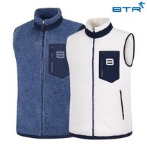 [BTR] 비티알 BTR 골프 남성 가을 양털 조끼 품바M(남) BRV7003M