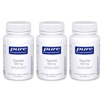 퓨어인캡슐레이션 타우린 500mg 캡슐, 60개입, 3개