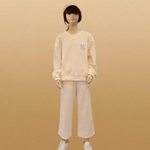 제이씨비JCB브이넥크롭MTM와이드팬츠세트JBS8R544