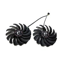PLD09210S12HH MSI GeForce RTX 2080 Ti 2070 Super GAMING X TRIO RTX 2080Ti 그래픽 카드 쿨러 팬 교체 PLD10010S12, 2PCS PLD10010S12HH