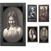 3D 호러초상화 괴물이미지 고전적 고딕양식 축하행사 보는각도에따라변화 할로윈소품 방탈출카페 파티 객실 데코 인테리어 액자포함 벽장식 포토존 꾸미기 오너먼트 이태원 (옵션14)