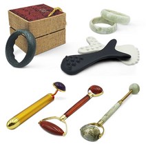 현대교역 옥괄사/도자기괄사/롤러괄사/링괄사/마사지도구모음(13종), K19-옥_롤러옥괄사