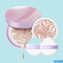 루나 에센스 수분광팩트 오로라 쿠션 본품 1개 리필 1개, 21호 라이트베이지, 본품1개+리필1개