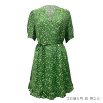 랩 미니 플라워 여신 원피스