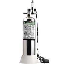 자작 이탄 화학 발생기 수초항 비료 수동 고압 벨브, 2.4L 업그레이드 수동 스위치 밸브 모델