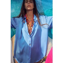 독일 자라 ZARA 199221 비즈 장식 패브릭 목걸이