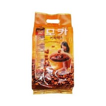 간편한 로즈버드 모카 커피 믹스 1.2kg(100봉) 명절 부모님 지인 선물 회사 탕비실 손님접대, 4개