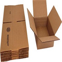 (10) 10” 78rpm Vinyl Record Shipping and Storage Cardboard Boxes - Variable Depth - Holds Between 4, 1