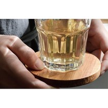 전통차 찻집용 내추럴 감성 분위기 원목 컵받침대 트레이 이국적인 장식용 민속주점용, 사각형