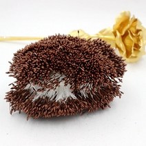 조화 웨딩 꽃 실내 꽃 꽃장식 꽃다발 900 개몫 무작위 혼합 더블 헤드 diy 인공 미니 진주 꽃 수술 암술 1mm 꽃 수술 웨딩 장식 diy, 갈색