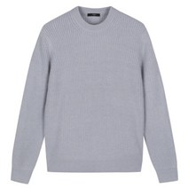 탑텐 22 FW 남자 울블렌드 라운드넥 베이직 무지 니트 SBL