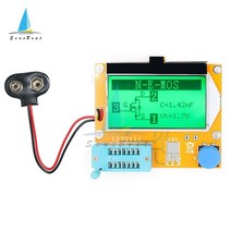 ESR 미터 메가 12864 트랜지스터 테스터 디지털 V2.68 ESR-T4 다이오드 3 극 커패시턴스 MOS/PNP/NPN LCR L, 01 Without Case