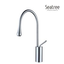 ST-1602C 실버 크롬 탑볼 세면수전 수입 고급 인테리어 디자인 수도꼭지