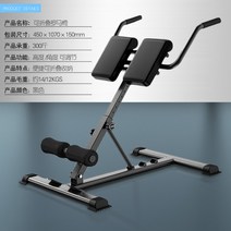 로만체어 스쿼트랙 기립근 백익스텐션 코어운동기구, 블랙 폴더 홈 클래식