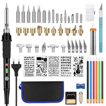 우드버닝기 전기 납땜 인두 DIY 목재 연소 키트 열 전달 조롱박 조각 파이로그래피 펜 도구 용접 엠보싱, 07 Switch Solder Iron_01 미국
