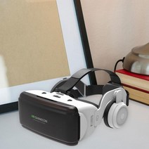 기어vr ar글라스 vr기계 VRBOX 스마트글라스 VR헤드셋 휴대폰용 VR 안경 360 서라운드 비전 3D 게임 및 비디오용 범용 가상 현실 1 Pc