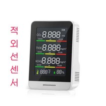 다기능 5in1 CO2 측정기 디지털 온도 습도 시험기 이산화탄소 TVOC HCHO 감지기 대기 질 모니터, AK4, 1개