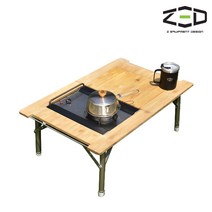 제드 폴더블 접이식 우드 캠핑 피크닉 쉘프 버너 선반 식탁 2폴딩 3폴딩 키친 테이블, 우드테이블오리지널