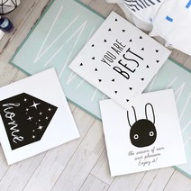 [컷트지]클래시린넨-블랙조이3종[택1], 래빗