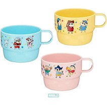 짱구는 못말려 컵 플라스틱 3 개 세트 200ml 머그컵 친구 당점 오리지널 로고 이름 스티커 2 종, EMS(발송 후 약 3~5 일 도착)