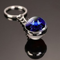 금반지 링 크리에이 12 별자리 키 타임 스톤 양면 유리 볼 금속 체인 펜던트 액세서리 패션 선물307337
