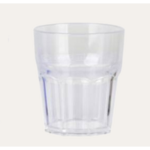 업소용 급식용 8각 물컵 PC 9 OTC 266ml, 투명, 10개