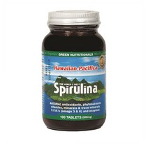 Green Nutritionals Hawaiian Pacifica Spirulina 그린 뉴트리셔널 하와이안 퍼시피카 스피루리나 500mg 100정