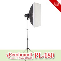 [오빠네사진관] 사진조명 PL-180 스트로보 베이직세트 - 제품사진조명 증명사진조명 소호스튜디오조명, 1세트, ㄴ무선동조기(포함)