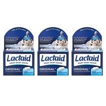 Lactaid 락트에이드 락타아제 엔자임 효소 120정 3팩, 3개