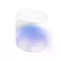 미니 네일 건조기 UV 램프 매니큐어 기계 단일 손가락 손톱 아트 도구 젤 폴리시 6W, WHITE