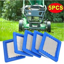 가정용 잔디깎이 강력한 편안한 무선 벌초 자주식 잔디깎는기계5Ps 415 에어 필터 riggs Strtton Toro 2033, 01 5Pcs