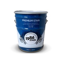 1986 오일스테인 18리터 참나무DIY 리폼 유성 목재 보호 방부목 데크 목조주택 파고라 의자 가구, 엔틱