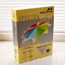 스펙트라 A4 칼라용지 색상지 색지 노랑색 500매 양면색상지-72394EA-72394EA, 쿠팡새라마켓 본상품선택